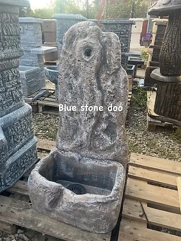 Vrtna zidna česma/korito – rustični kamen izgled - Materijal