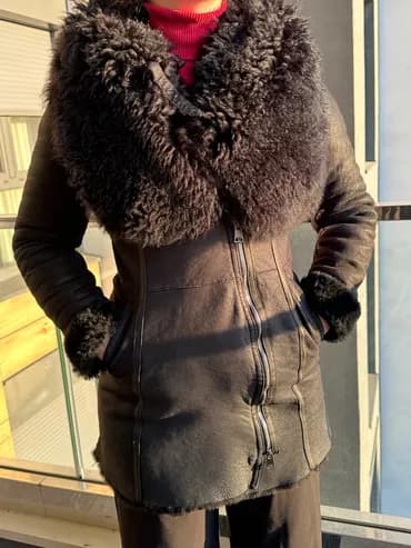 S, With lining, color - Black