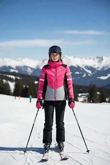 Ženska zimska/ski jakna – McKinley Boje: ciklama/pink, crna i siva