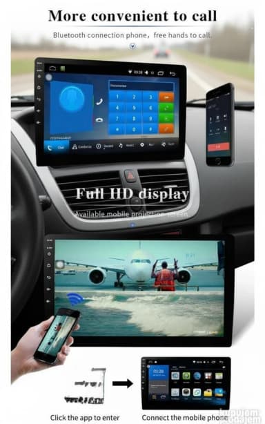 Peugeot 207 Android 10.0 Multimedija (2GB RAM / 32GB ROM) 📱