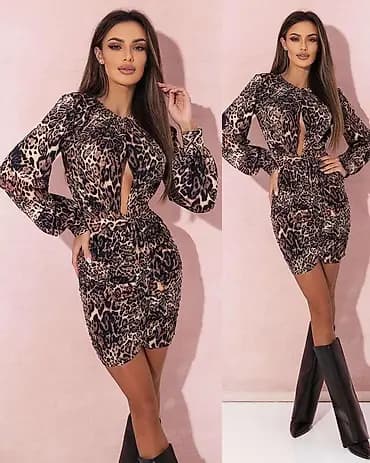 🔥Ženska mini haljina sa animal printom (leopard)
✅2000 din
