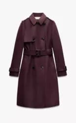 S (EU 36), Sa postavom, Jednobojni, bоја - Bordo