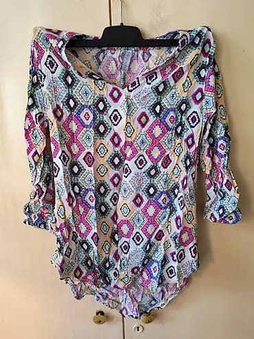 AMISU ženska tunika/bluza sa etno/geomterijskim printom - Brend