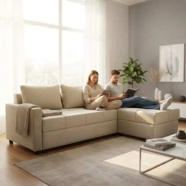 Ugaona garnitura "Nica" Krajnjih dimenzija 250x160 Dvosed se izvlaci