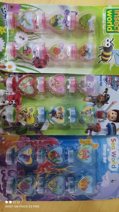 Pečati za decu Patrolne šape insekti i morski svet Cena za jedan