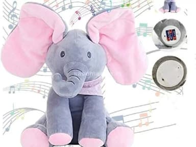 Peek a Boo Slonce za Devojcice NOVO Raspevano Pink Slonce AKCIJA 1500