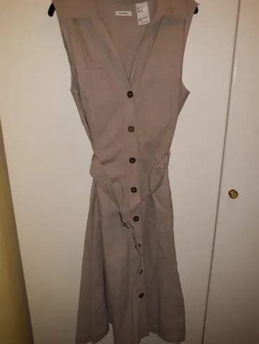 XL (EU 42), color - Beige, Cocktail, Without sleeves