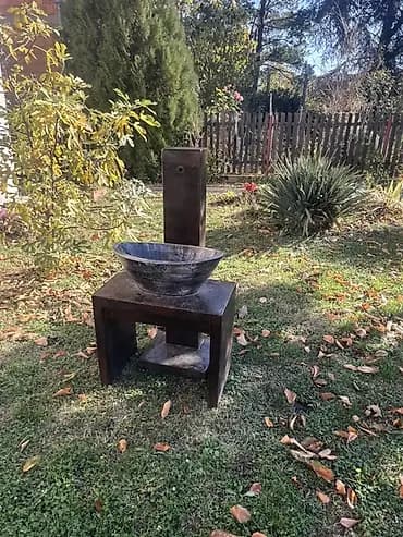 Baštenska fontana/umivaonik sa stalkom - Dekorativna spoljašnja