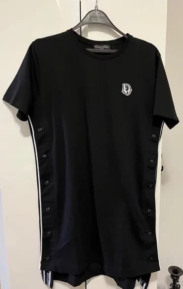 Dior XL (EU 42), color - Black, Oversize, Short sleeves