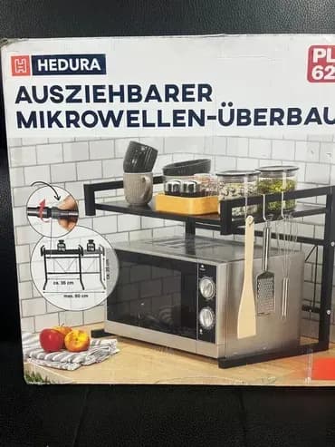 *** AKCIJA *** #2906 Polica za Mikrotalasnu peć HEDURA; Podesiva