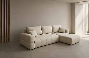 Modularna ugaona Tedi garnitura sa chaise-om – minimalistički dizajn i