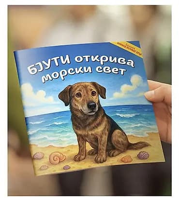 Dečja slikovnica: „Bjuti otkriva morski svet“ - Žanr: ilustrovana