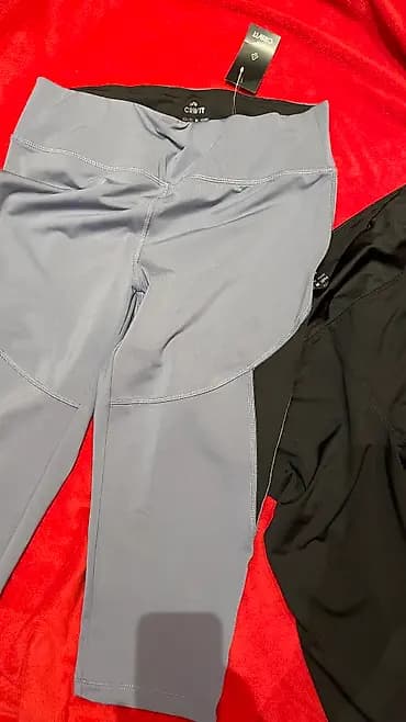 CRIVIT helanke, nove, u sivoj boji, 7/8, vel M/L