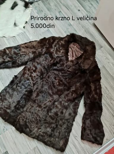 L, Sa postavom, bоја - Braon