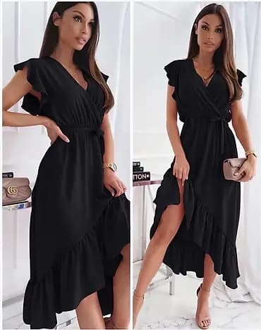 ✅Elegantne ženske haljine – midi modeli