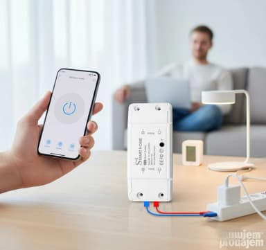 Smart Home WiFi Prekidač 10A 2200W (Smart Home TH10A) 🔌