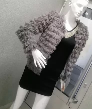 S, With lining, color - Grey