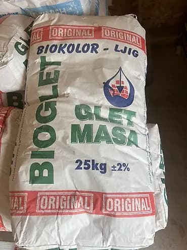 BIOKOLOR – Ljig BIOGLET, glet masa 25 kg (±2%) - Tip proizvoda