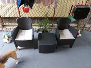 Garden set, Plastic, color - Black, New