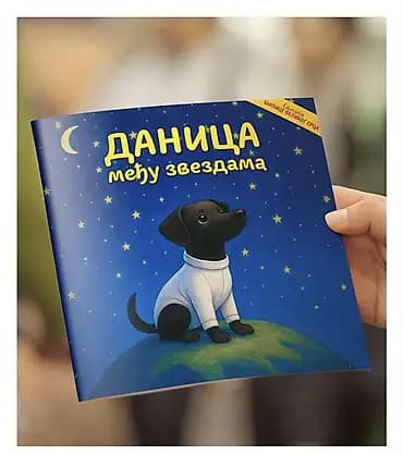 Dečja ilustrovana knjiga „Danica među zvezdama” – iz edicije „Šapice
