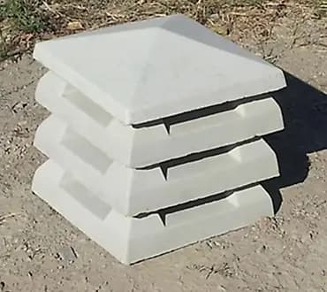 Betonske kape za stubove/ogradu - Materijal: armirani beton, glatka
