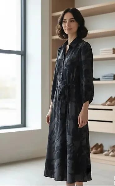 ZARA midi haljina, veličina XS (EUR/US XS, MEX 24), proizvedena u