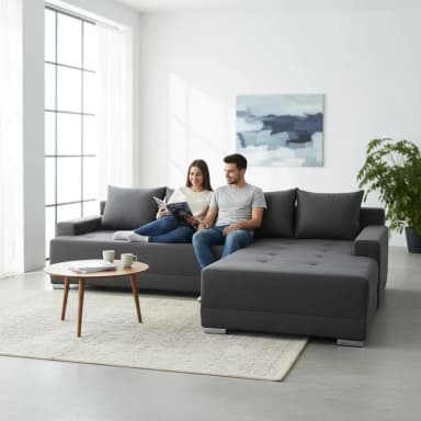 Ugaona garnitura "Madrid" Krajnjih dimenzija 270x180 Dvosed se izvlaci