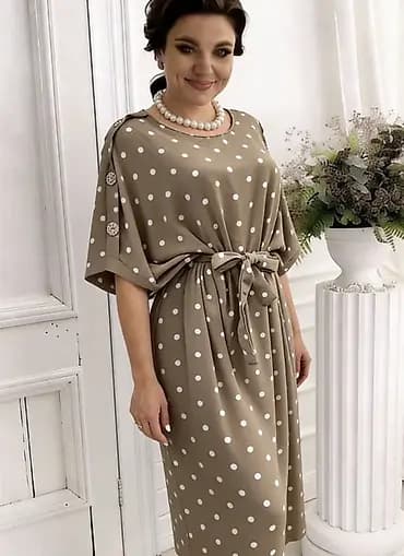 ✅Haljina na tufne sa pojasom
✅2000 din 
Velicina do
Xxl
