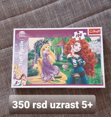 Trefl Puzzle – Disney Princess - Set slagalica sa motivima Diznijevih