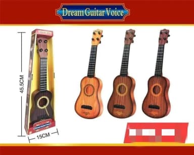 Gitara sa trzalicom

Dimenzije: 45,5x15x5,5cm
Cena 1599 din