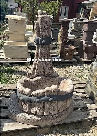 Dekorativna baštenska česma – imitacija prirodnog kamena/drveta -