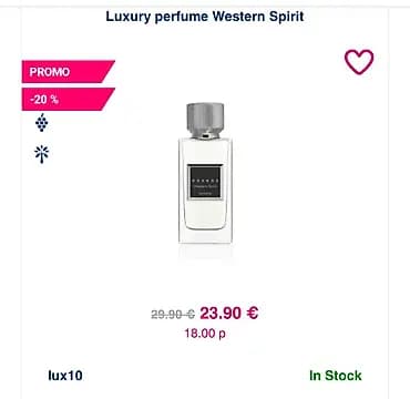 Luksuzni parfemi ESSENS – kolekcija - Western Spirit (šifra: lux10)