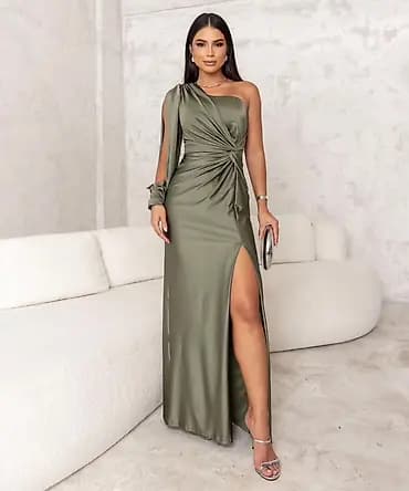 ❤️❤️Elegantna duga haljina na jedno rame Po ceni od 2800 din 🔥🔥