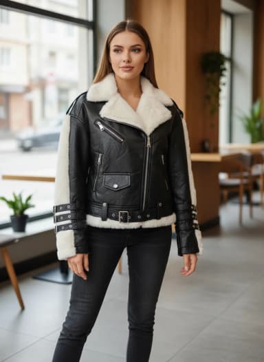 One size, Single-colored, With lining, Faux fur