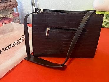 Nova DUKI DASO torba, tamno braon boje sa kroko printom. Ima kraću na lalafo.rs — 5 Nova DUKI DASO torba, tamno braon boje sa kroko printom. Ima kraću — 5