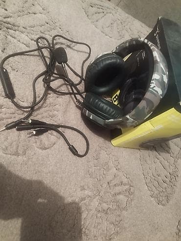 Na prodaju: nove gejmerske slušalice BINNUNE, kamuflažni dizajn na lalafo.rs — 6 Na prodaju: nove gejmerske slušalice BINNUNE, kamuflažni dizajn — 6