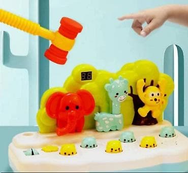 Kids' Sports Toys: Interaktivna igra Whac‑A‑Mole sa čekićem – džungla motiv - Šarena at lalafo.rs — 2 Kids' Sports Toys: Interaktivna igra Whac‑A‑Mole sa čekićem – džungla motiv - Šarena — 2