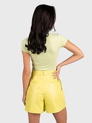 Ženska majica kratkih rukava – svetlo limunsko zelena - Kroj na lalafo.rs — 3 Ženska majica kratkih rukava – svetlo limunsko zelena - Kroj — 3