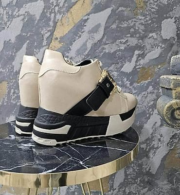 Oksfordice: Ženske patike na platformu – bež/crne - Dizajn: trendi patike sa na lalafo.rs — 2 Oksfordice: Ženske patike na platformu – bež/crne - Dizajn: trendi patike sa — 2