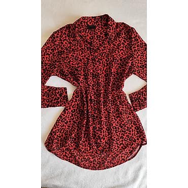 Crvena košulja sa animal printom (leopard), brenda Seven Sisters na lalafo.rs — 2 Crvena košulja sa animal printom (leopard), brenda Seven Sisters — 2
