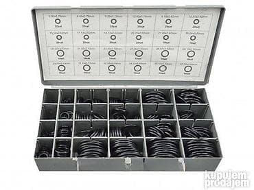 Set ORING gumica HNBR, SAE i metričkih, 900 kom - GEKO Cena: 3.300 na lalafo.rs — 2 Set ORING gumica HNBR, SAE i metričkih, 900 kom - GEKO Cena: 3.300 — 2