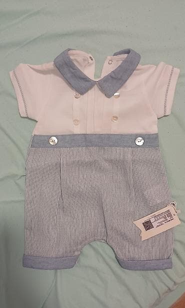 Elegantni dečji letnji rompers/komplet sa kratkim rukavima. - Model na lalafo.rs — 1 Elegantni dečji letnji rompers/komplet sa kratkim rukavima. - Model — 1