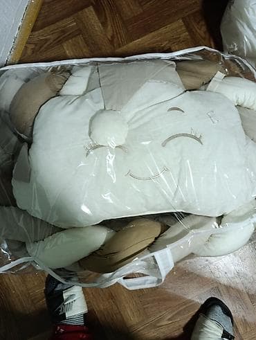 Komplet posteljine za bebu – bež/neutrale boje, nov, nikad korišćen na lalafo.rs — 1 Komplet posteljine za bebu – bež/neutrale boje, nov, nikad korišćen — 1