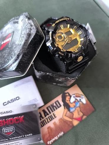 Original CASIO G-SHOCK Chronograph GA-710GB-1AER 53mm Novo na lalafo.rs — 8 Original CASIO G-SHOCK Chronograph GA-710GB-1AER 53mm Novo — 8