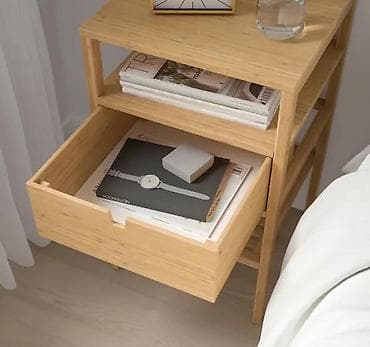 Furniture: Noćni ormarić od bambusa – funkcionalan i moderan - Materijal at lalafo.rs — 4 Furniture: Noćni ormarić od bambusa – funkcionalan i moderan - Materijal — 4