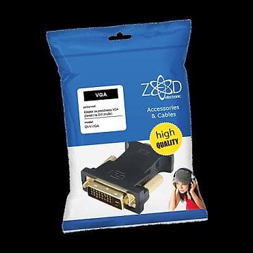 Adapter DVI - VGA, konekcija 1: VGA ženski, konekcija 2: DVI-I 24+5p na lalafo.rs — 1 Adapter DVI - VGA, konekcija 1: VGA ženski, konekcija 2: DVI-I 24+5p — 1