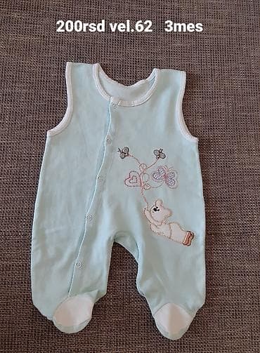 Bebi zekica bez rukava, veličina 62 (za oko 3 meseca). Svetloplave na lalafo.rs Bebi zekica bez rukava, veličina 62 (za oko 3 meseca). Svetloplave