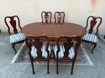 Stilske garniture: Stilski CHERRY trpezarijski sto i 6 stolica - ODLIČNO STANJE 🍽️✨ na lalafo.rs — 7 Stilske garniture: Stilski CHERRY trpezarijski sto i 6 stolica - ODLIČNO STANJE 🍽️✨ — 7