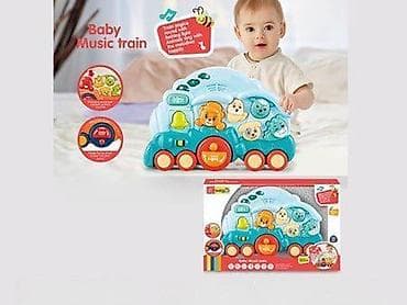 Muzički voz za bebe – interaktivna edukativna igračka - Dizajn u na lalafo.rs Muzički voz za bebe – interaktivna edukativna igračka - Dizajn u