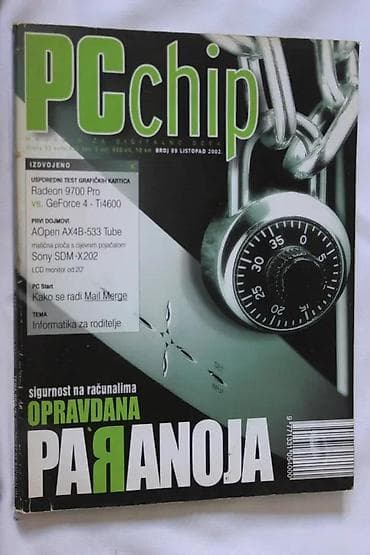 PC CHIP KOMPJUTERSKI ČASOPIS BROJ 89 | PC CHIP Kompjuterski Časopis at lalafo.rs — 1 PC CHIP KOMPJUTERSKI ČASOPIS BROJ 89 | PC CHIP Kompjuterski Časopis — 1